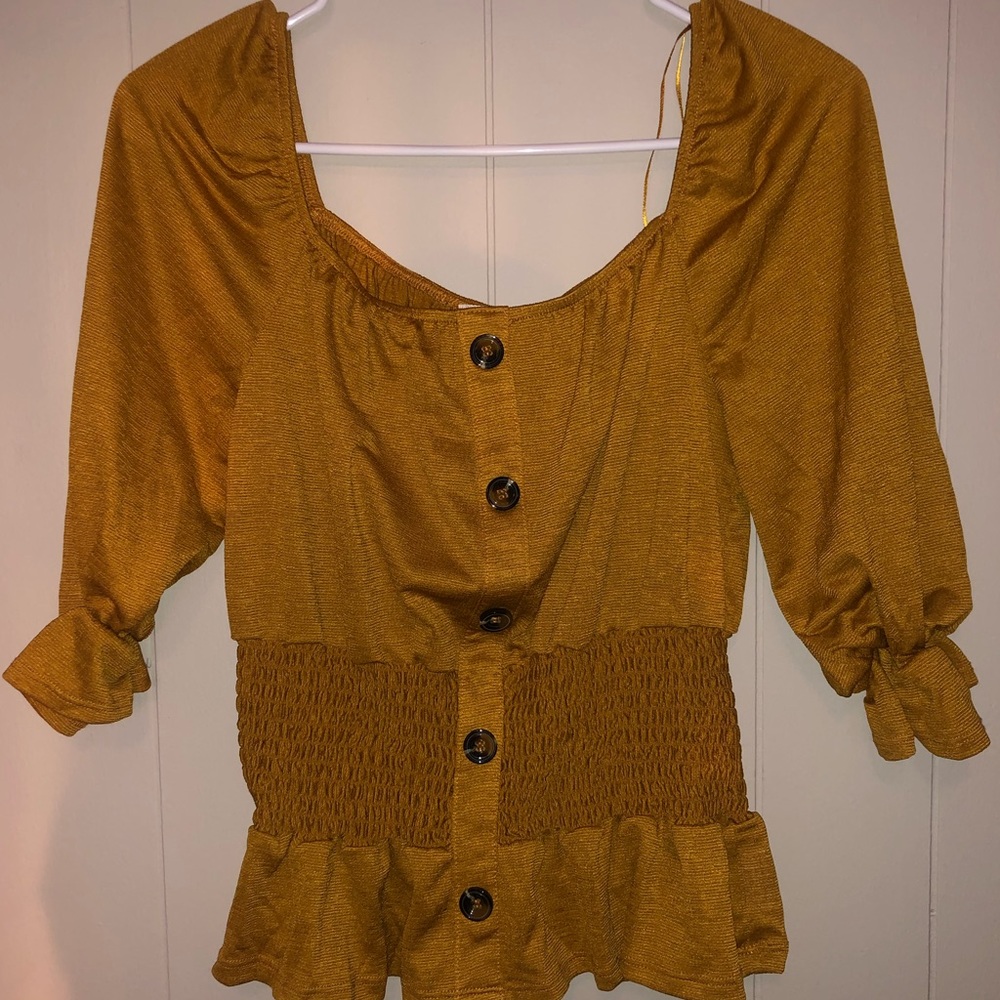 Mustard Blouse